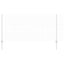 Eurohegn med stolpe 10 x 1 m Galvaniseret stål Sølv Mesh