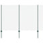 Kæde-link hegn med stolpe 10 x 1,6 m PVC-belagt stål Grøn Mesh