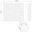 Kæde-link hegn med stolpe 25 x 0,6 m PVC-belagt stål Grå Mesh