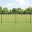 Kæde-link hegn med stolpe 25 x 0,8 m Galvaniseret stål Grå Mesh