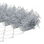 Kæde-link hegn med stolpe 10 x 0,8 m Galvaniseret stål Sølv