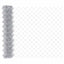 Kæde-link hegn med stolpe 10 x 1 m Galvaniseret stål Sølv Mesh