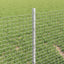 Svejsede trådhegn med stolper 25 x 0,4 m Galvaniseret stål Sølv
