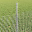 Svejsede trådhegn med stolper 25 x 0,5 m Galvaniseret stål Sølv