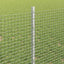 Svejsede trådhegn med stolper 25 x 0,8 m Galvaniseret stål Sølv