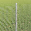 Svejsede trådhegn med stolper 50 x 0,6 m Galvaniseret stål Sølv