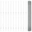 Svejsede trådhegn med stolper 50 x 1,2 m Galvaniseret stål Sølv