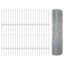 Svejsede trådhegn med stolper 100 x 0,6 m Galvaniseret stål