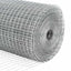 Svejsede trådhegn med stolper 100 x 0,8 m Galvaniseret stål