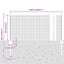 Svejsede trådhegn med stolper 0,6 x 25 m Stål og PVC Grøn Mesh