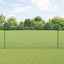 Svejsede trådhegn med stolper 50 x 1,4 m PVC-belagt stål Grøn