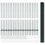 Svejsede trådhegn med stolper 50 x 1,4 m PVC-belagt stål Grøn