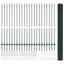 Svejsede trådhegn med stolper 50 x 1,5 m PVC-belagt stål Grøn