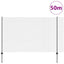 Svejsede trådhegn med stolper 50 x 1,5 m PVC-belagt stål Grå