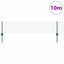 Sekskantet hegn med stolpe 10 x 0,4 m PVC-belagt stål Grøn Mesh