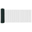 Sekskantet hegn med stolpe 25 x 0,5 m PVC-belagt stål Grøn Mesh