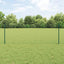 Sekskantet hegn med stolpe 25 x 0,8 m PVC-belagt stål Grøn Mesh