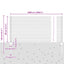 Sekskantet hegn med stolpe 50 x 0,8 m PVC-belagt stål Grøn Mesh