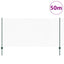 Sekskantet hegn med stolpe 50 x 1,2 m PVC-belagt stål Grøn Mesh