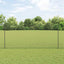 Sekskantet hegn med stolpe 10 x 1,4 m PVC-belagt stål Grå Mesh