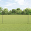 Sekskantet hegn med stolpe 10 x 1,4 m PVC-belagt stål Grå Mesh