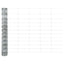 Udendørs Vildt Hegn med Stolper 25 x 1,2 m Galvaniseret stål