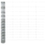 Udendørs Vildt Hegn med Stolper 25 x 1,5 m Galvaniseret stål