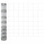 Udendørs Vildt Hegn med Stolper 50 x 1 m Galvaniseret stål Sølv