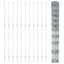 Udendørs Vildt Hegn med Stolper 50 x 1,2 m Galvaniseret stål