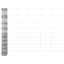 Udendørs Vildt Hegn med Stolper 50 x 1,2 m Galvaniseret stål