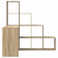 Hjørneskrivebord med hylde Sonoma eg 101,5 x 149,5 x 149,5 cm