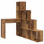 Hjørneskrivebord med hylde Gammelt træ 101,5 x 149,5 x 149,5 cm