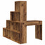 Hjørneskrivebord med hylde Gammelt træ 101,5 x 149,5 x 149,5 cm