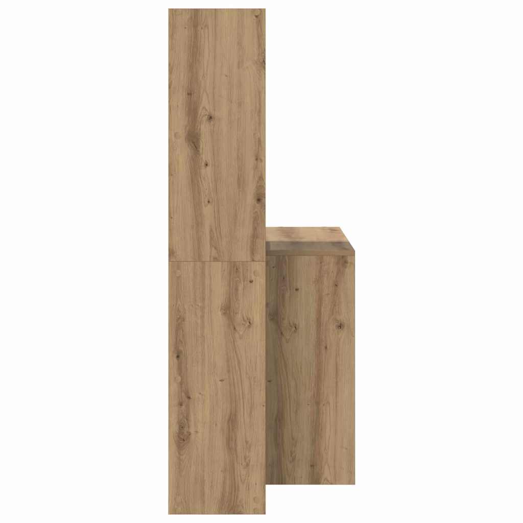 Bord Artisan Egetræ 138,5 x 55 x 143 cm Konstrueret træ