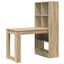 Bord med hylde Sonoma eg 122 x 67 x 145 cm Konstrueret træ