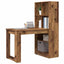 Bord med hylde Gammelt træ 122 x 67 x 145 cm Konstrueret træ