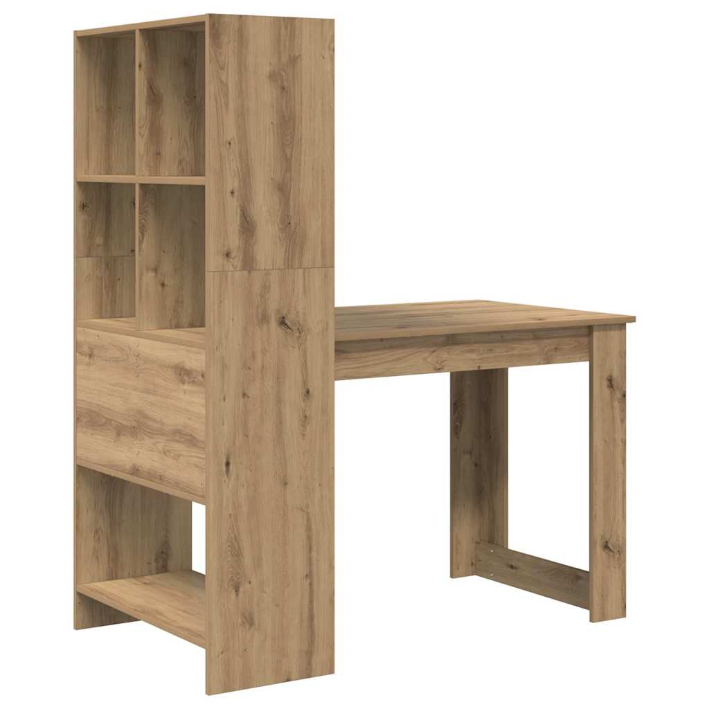 Bord Artisan Egetræ Konstrueret træ 122 x 67 x 145 cm