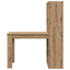 Bord Artisan Egetræ Konstrueret træ 122 x 67 x 145 cm