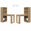 Bord Artisan Egetræ Konstrueret træ 122 x 67 x 145 cm
