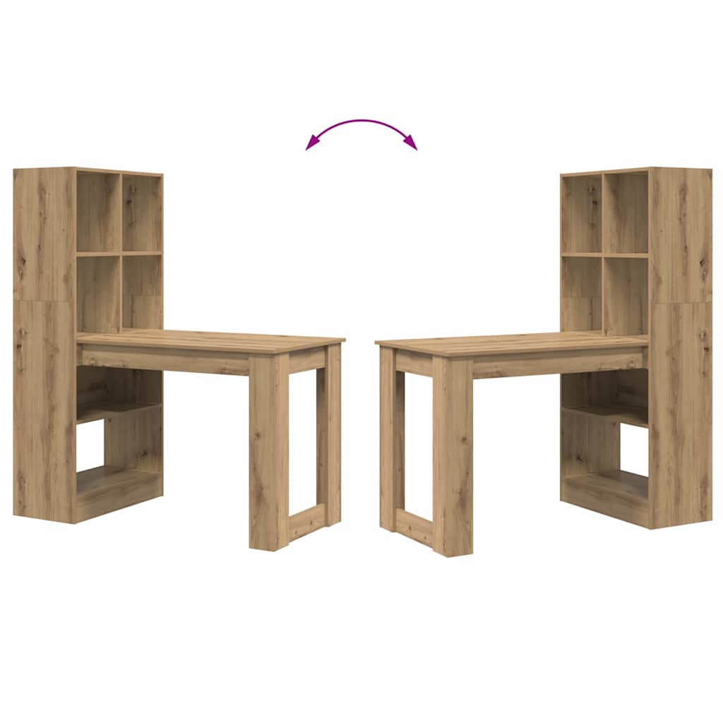 Bord Artisan Egetræ Konstrueret træ 122 x 67 x 145 cm