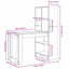 Bord Artisan Egetræ Konstrueret træ 122 x 67 x 145 cm