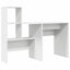 Bord med skuffe Hvid 131,5 x 50 x 106,5 cm Konstrueret træ