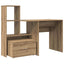 Bord Artisan Egetræ Konstrueret træ 131,5 x 50 x 106,5 cm