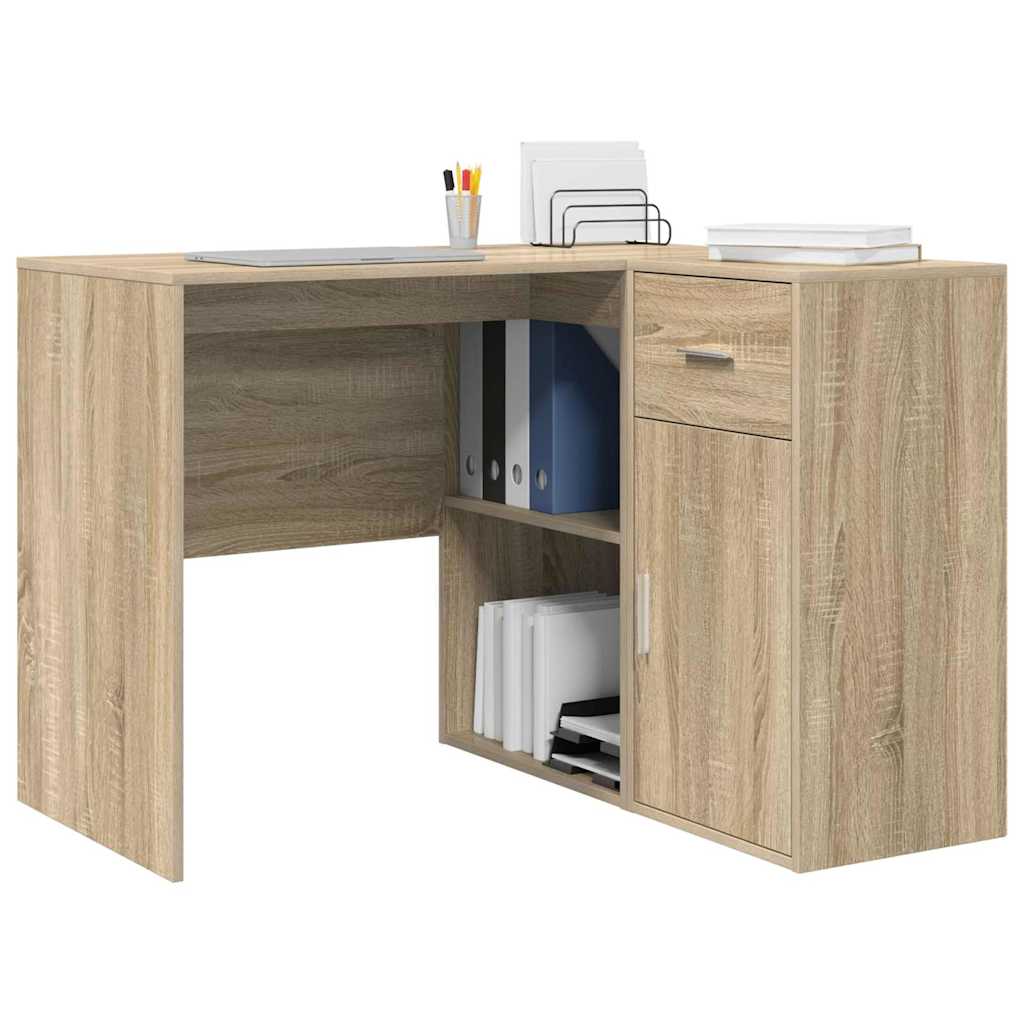 Hjørneskrivebord med skuffe Sonoma eg 102 x 88 x 75 cm