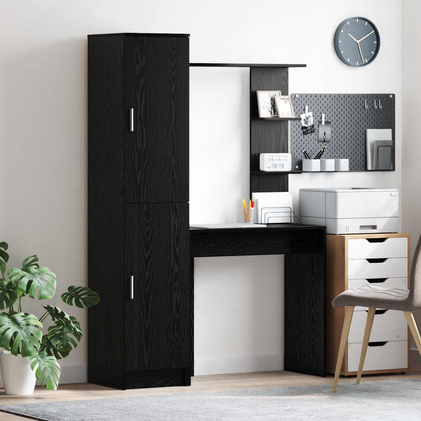 Bord 2 pcs Sort eg