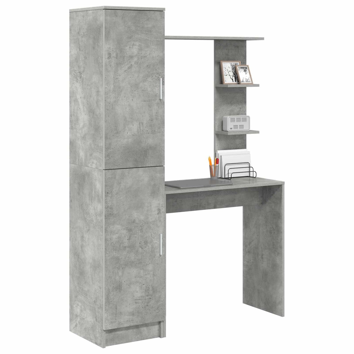 Bord 2 pcs Beton Grå