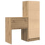 Bord Artisan Egetræ 105,5 x 34 x 127 cm 2 stk.