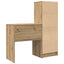 Bord Artisan Egetræ 115,5 x 40 x 127 cm 2 stk.