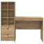 Bord Artisan Egetræ 135,5 x 50 x 127 cm 2 stk.
