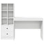 Bord med skuffe 2 pcs Hvid